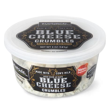 Crumbled blue cheese. Glenview Farms® Applewood Smoked Blue Cheese Crumbles are the perfect domestic salad topping, addition to dips and spreads or special garnish. 