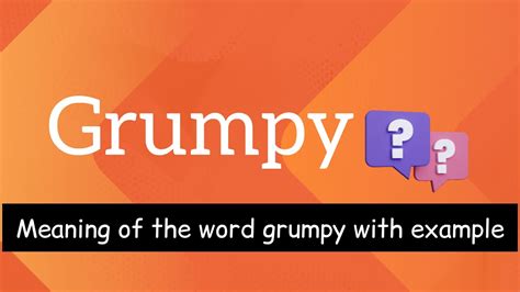Crumpy meaning. GRUMPY significado, definição GRUMPY: 1. easily annoyed and complaining: 2. easily annoyed and complaining: 3. being in a slightly… 