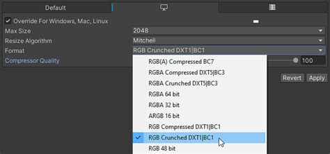 Crunch compression unity.  Dec 15, 2017 · The updated Crunch library, i...