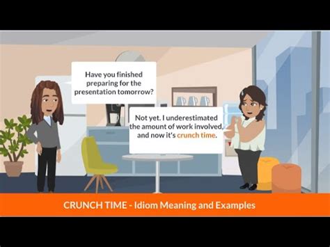 Crunchtime meaning.  How to use crunch time in a sentence.  CRUNCHTIME ...