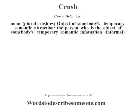 Crush Definition & Meaning - Merriam-Webster