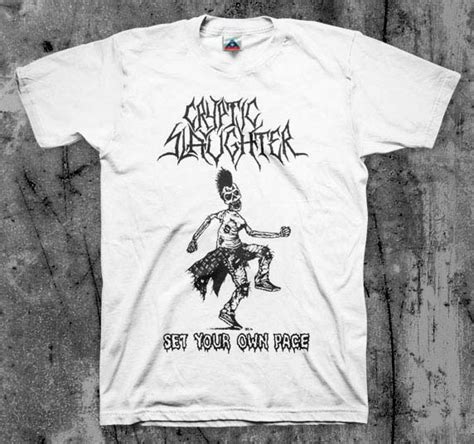 Cryptic Slaughter- Set Your Own Pace shirt (Various …