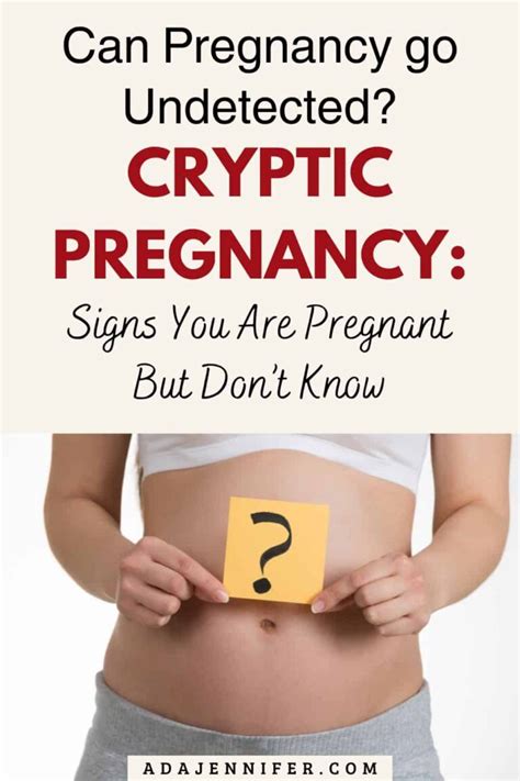 Cryptic pregnancy What to know