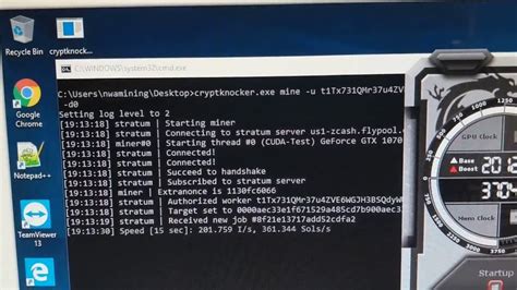 Cryptknocker equihash miner hashrate on gtx1070 FTW!