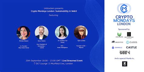 Crypto Mondays London Tickets, Mon 25 Apr 2024 at …