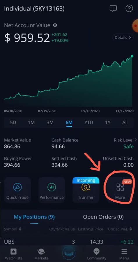 Crypto currency on webull. Go to the 'Menu' tab and find 'paperTrade' in 'Shortcuts'. Tap on the " Trade " to start looking for the ticker you are interested in. Enter the details page and tap on"paperTrade" at the bottom. Fill in the items for a virtual order and submit them. Go back to Paper Trading's main screen and manage the positions/open orders. 