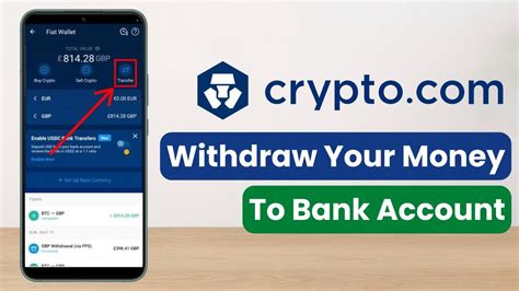 Crypto.com Funds Withdrawal To Bank Account Explained