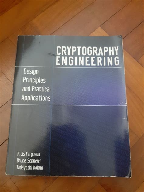 Download Cryptography Engineering Design Principles And Practical Applications By Niels Ferguson