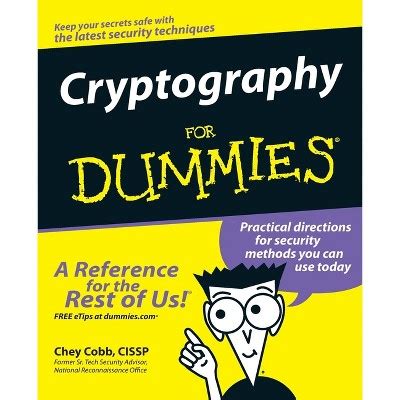 Read Online Cryptography For Dummies By Chey Cobb