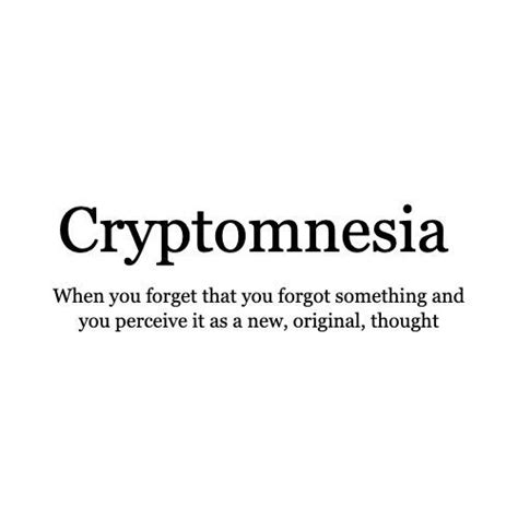 Cryptomnesia Case Study - 962 Words Cram