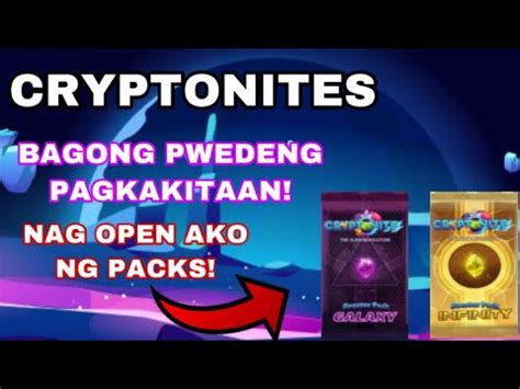 Cryptonite New NFT GAME • Packs Reveal? BAGONG …