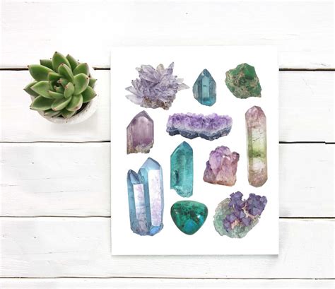 Crystal Art Prints - Etsy