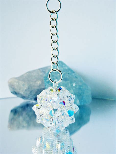 Crystal Ball Keychain - Etsy