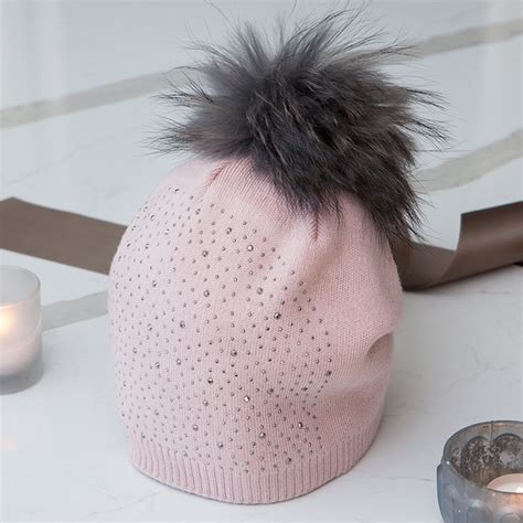 Crystal Blush Beanie: Olive & Cocoa