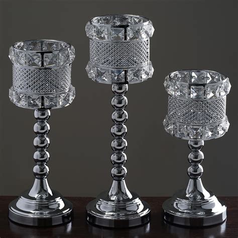 Crystal Candle Holders for Weddings Beaded …