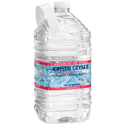 Crystal Geyser Alpine Spring Water, 1 Gal Bottle, …