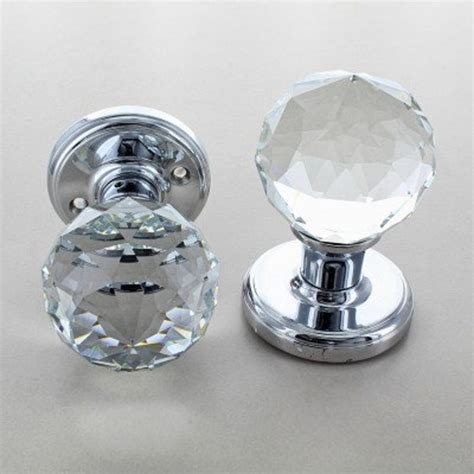 Crystal Glass Door Handles - Etsy