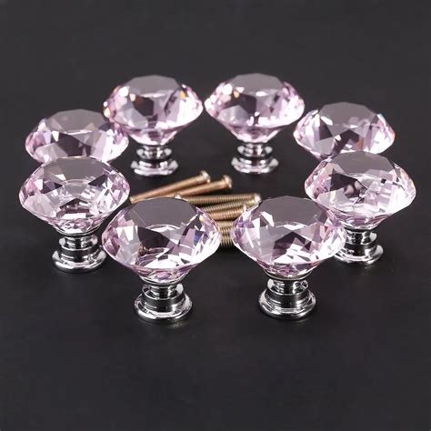 Crystal Knob Drawer Pulls