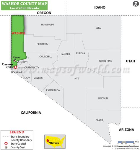 Crystal Peak, Washoe County, Nevada, United States: Maps