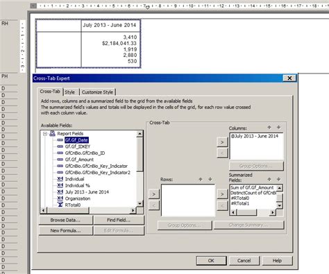 Crystal Reports Running Total Percentage