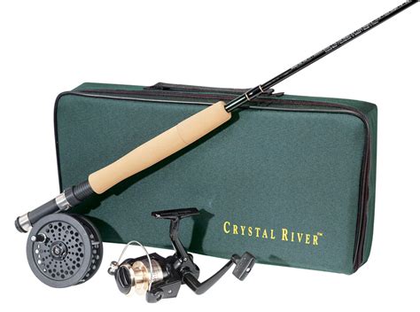 Crystal River Fly Fishing Combo Kit Graphite Fly Reel