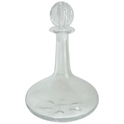 Crystal Ship Decanter - 12 For Sale on 1stDibs