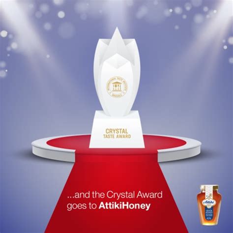 Crystal Taste award for Attiki Greek Honey!