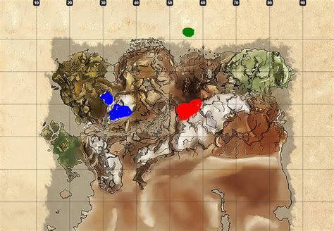 This article is about locations of resource nodes on Ragnarok. For locations of explorer notes, caves, artifacts, and beacons, see Explorer Map (Ragnarok). select from the resources to display on the left. For any resource found in caves, its underground cave nodes are also displayed on the map.
