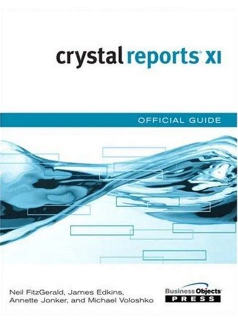 Crystal reports xi official guide business objects press. - 2007 mercury outboard 50 elpto manual.
