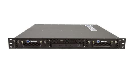 Crystal server.  High-end computing performance in a 1U chassis with a depth of 20...