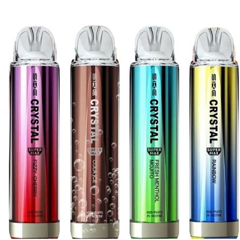 Crystal vape disposable.  This complete kit includes the transparent c...
