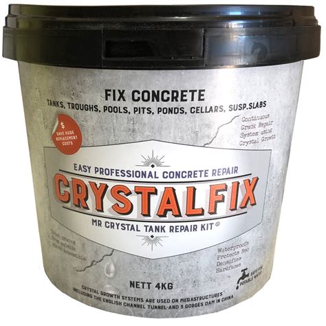 Crystalfix Mr Crystal Concrete Repair Kit Walls Water Tank Pool