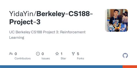 Cs188 berkeley github.  YidaYin / Berkeley-CS188-Project-3 Public Notifications...