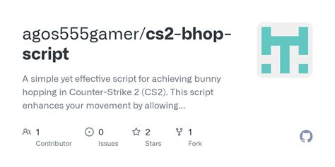 Cs2 bhop script github. comBHOP Script - /boards/viewtopic. 6 in python3 - goooofi...