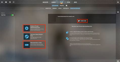 Cs2 private matchmaking not working.  How to make Private lobbies from Custom worksh...