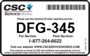 This application uniquely allows you to use a barcode scanner to automatically input the machine ID and information. • Automatically creates service dispatch, accelerating service repair time. • Use the barcode scanner to automatically read and populate the machine ID, or manually add the machine ID number (located on machine license plate .... 