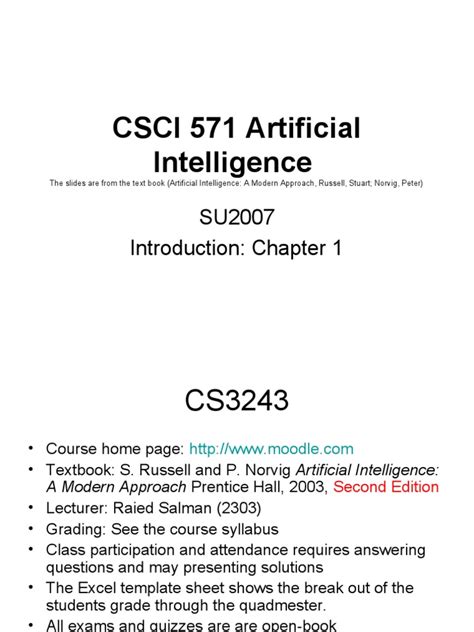 Computer Science I (B4) (required), 4, Every semester. CS200, Selected Topics in ... CS571, Artificial Intelligence (core), 3, Spring. CS572, Artificial ...