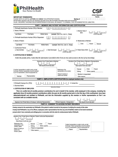 Csf form: Fill out & sign online DocHub