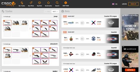 Welcome to csgo.exchange. Tools to help you exchange your CS:GO items. And make it more easy and profitable.. 