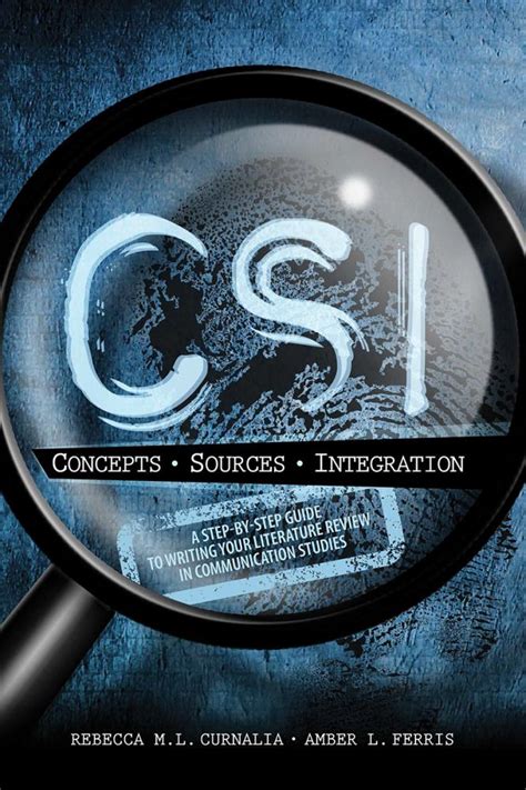 Csi a step by step guide to writing your literature review in communication studies. - Guidelines for home rehabilitation of your dog instead of surgery for torn knee ligament the first four weeks.