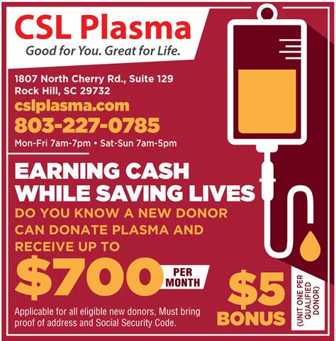 CSL Plasma $25 New Donor Bonus; $50 Referral Bonus; CSL Plasma $10 Monthly Promotion; $50 Free Health Care Promotion; CSL Plasma Returning Donor Promotion. $10 Extra Bonus Pay; Double …. 