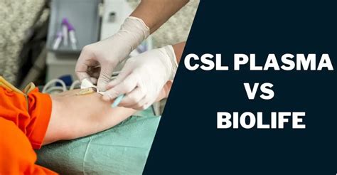 Csl plasma vs biolife. Jun 7, 2019 · A multi billion dollar, well-oiled machine like Baxter (BioLife) would definitely issue 1099-MISC if the money they were giving was income and taxable. THEY would know. BUT, one thing to note is that for most people who donate plasma, reporting the money might actually help as many don't actually make enough to need to pay taxes. 