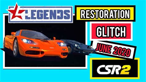 Csr2 legends restoration.  CSR2 EASY Restoration Glitch, New Method | June 2...