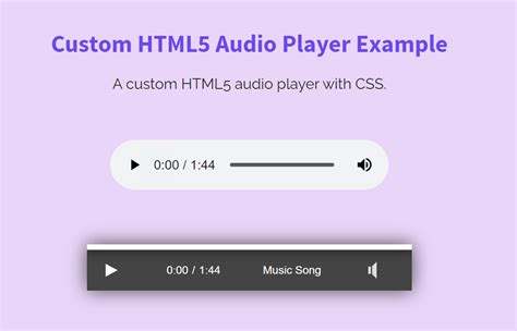 Css audio. Feb 18, 2021 ... HTML has a built-in native audio player interface that we get simply using the element. Point it to a sound file and that's all there is to ... 