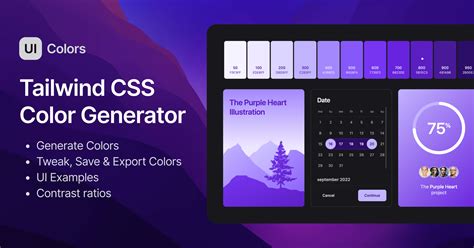 Css color palette generator.  Useful for UI design, branding, and CSS themes.  Create li...