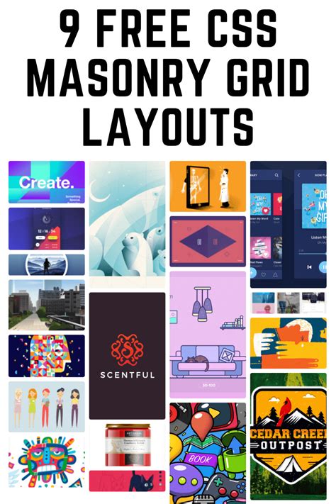 Css masonry example.  Perfect for image galleries, portfolios, and content-heavy website...