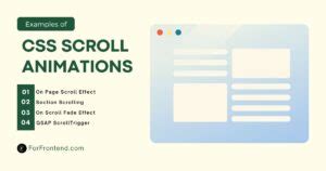 Css scroll effects.  - swatisom222-a11y Aug 11, 2024 · Explore 15 CSS scroll animations t...