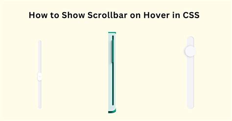 Css show scrollbar when needed. .  ...