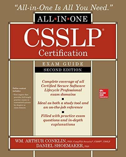 Csslp certification all in one exam guide by wm arthur conklin. - Chromosomal basis of inheritance study guide answers.