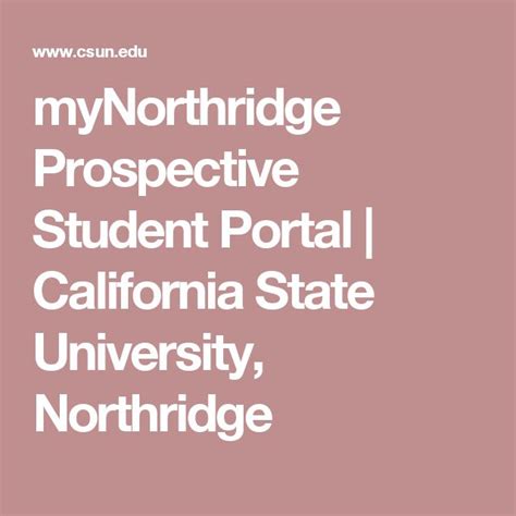 Csu northridge student portal. Things To Know About Csu northridge student portal. 